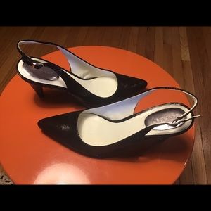 Calvin Klein Croc Slingbacks